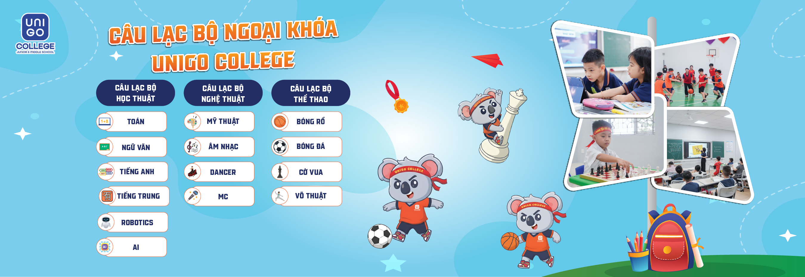 Các câu lạc bộ ngoại khoá
